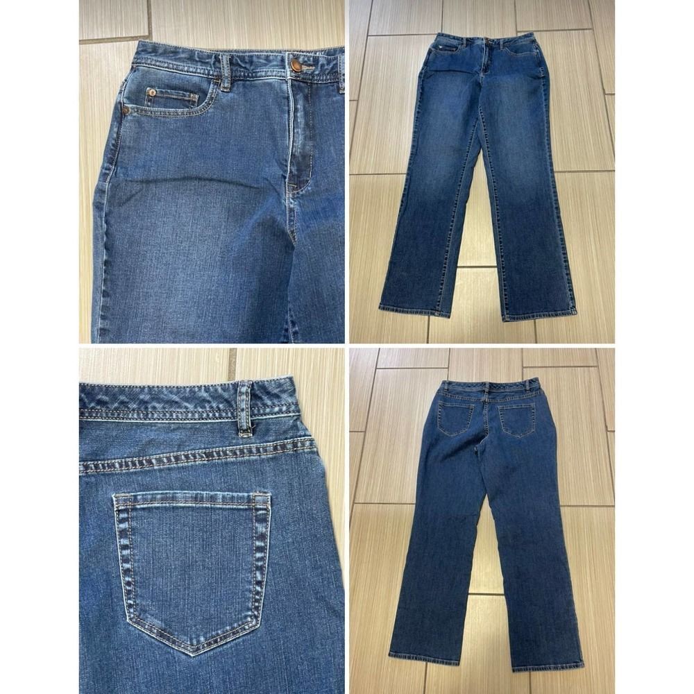 Coldwater creeks W Classic fit straight womens sz 10 hi rise medium wash denim